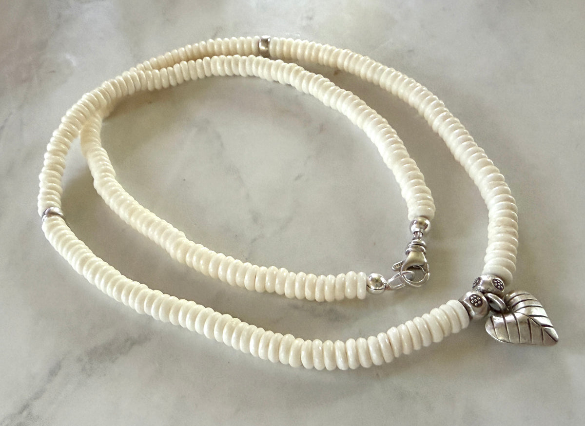 Heart + Bone Necklace