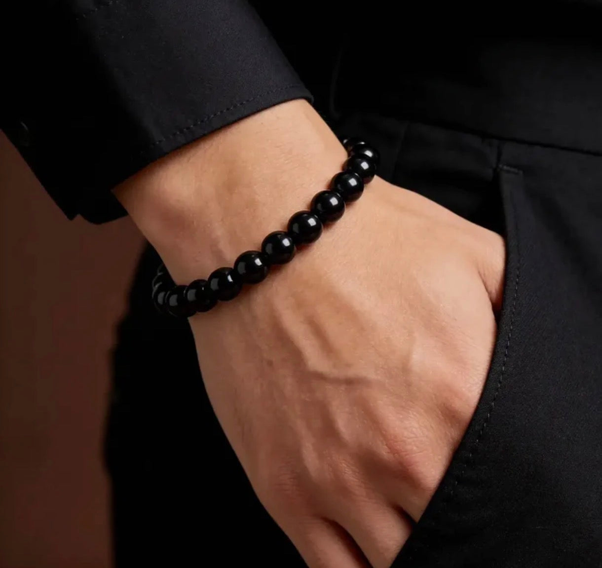 Black Onyx Men’s Bracelet