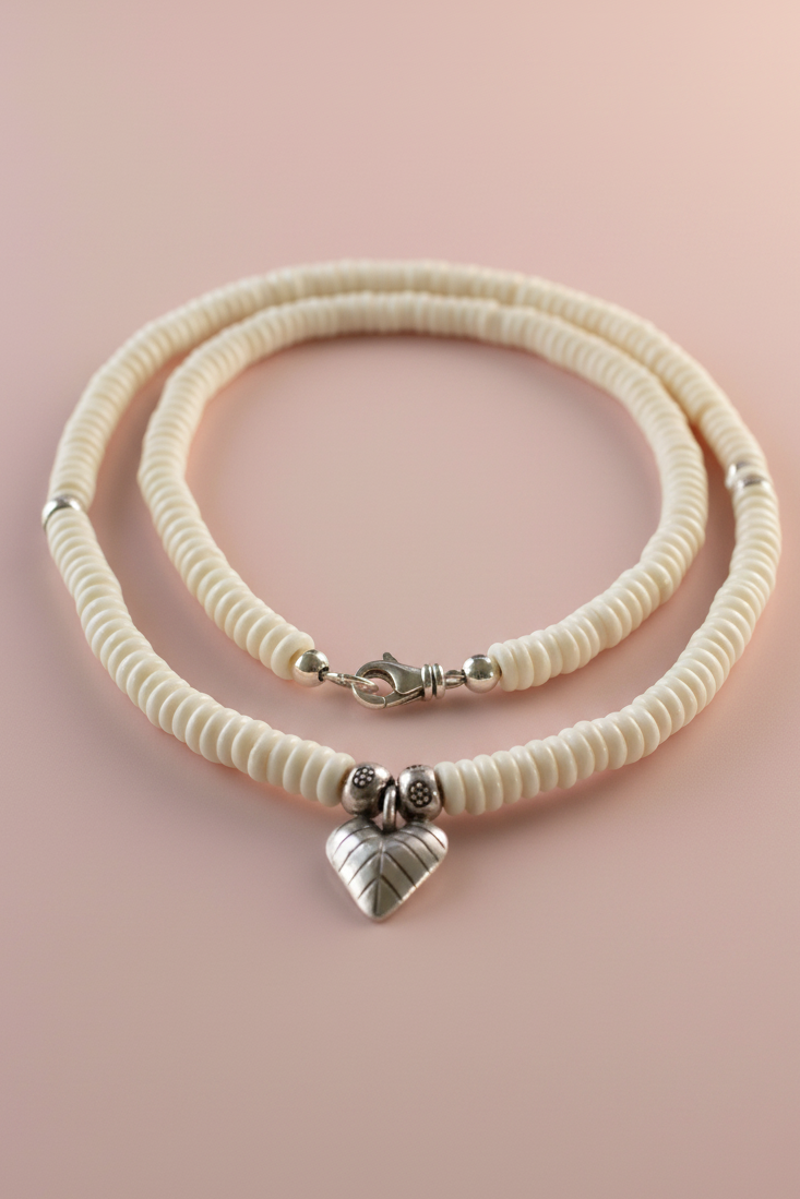 Sterling Silver Heart & Bone Rondell